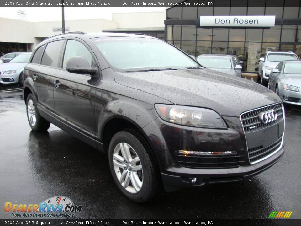 2009 Audi Q7 3.6 quattro Lava Grey Pearl Effect / Black Photo #4