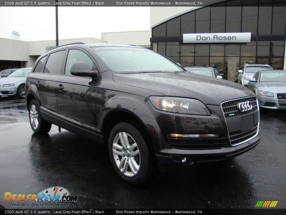 2009 Audi Q7 3.6 quattro Lava Grey Pearl Effect / Black Photo #5