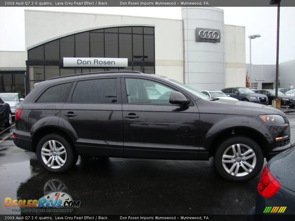 2009 Audi Q7 3.6 quattro Lava Grey Pearl Effect / Black Photo #6