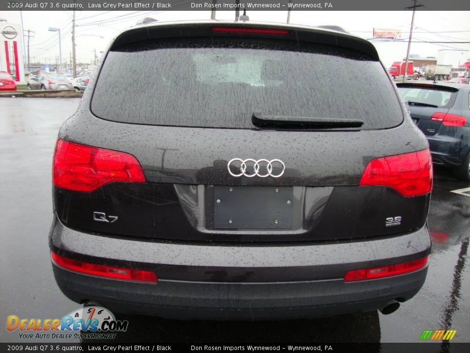 2009 Audi Q7 3.6 quattro Lava Grey Pearl Effect / Black Photo #8