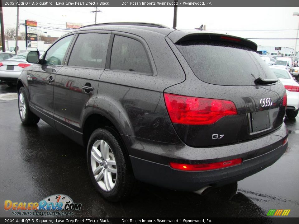 2009 Audi Q7 3.6 quattro Lava Grey Pearl Effect / Black Photo #9