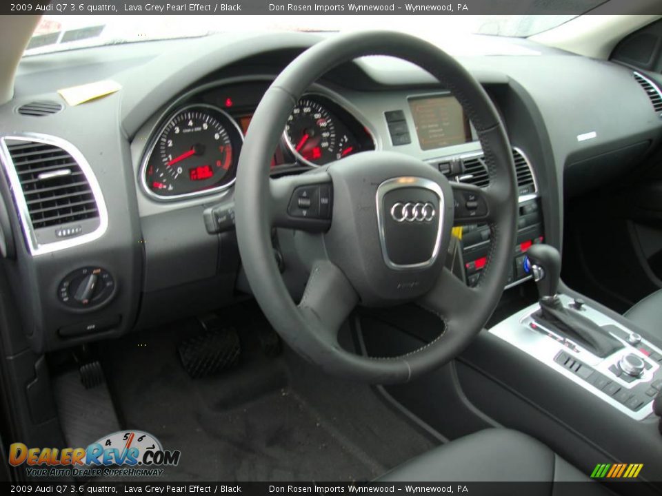 2009 Audi Q7 3.6 quattro Lava Grey Pearl Effect / Black Photo #11