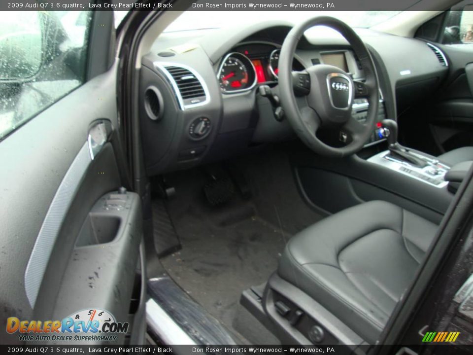 2009 Audi Q7 3.6 quattro Lava Grey Pearl Effect / Black Photo #12
