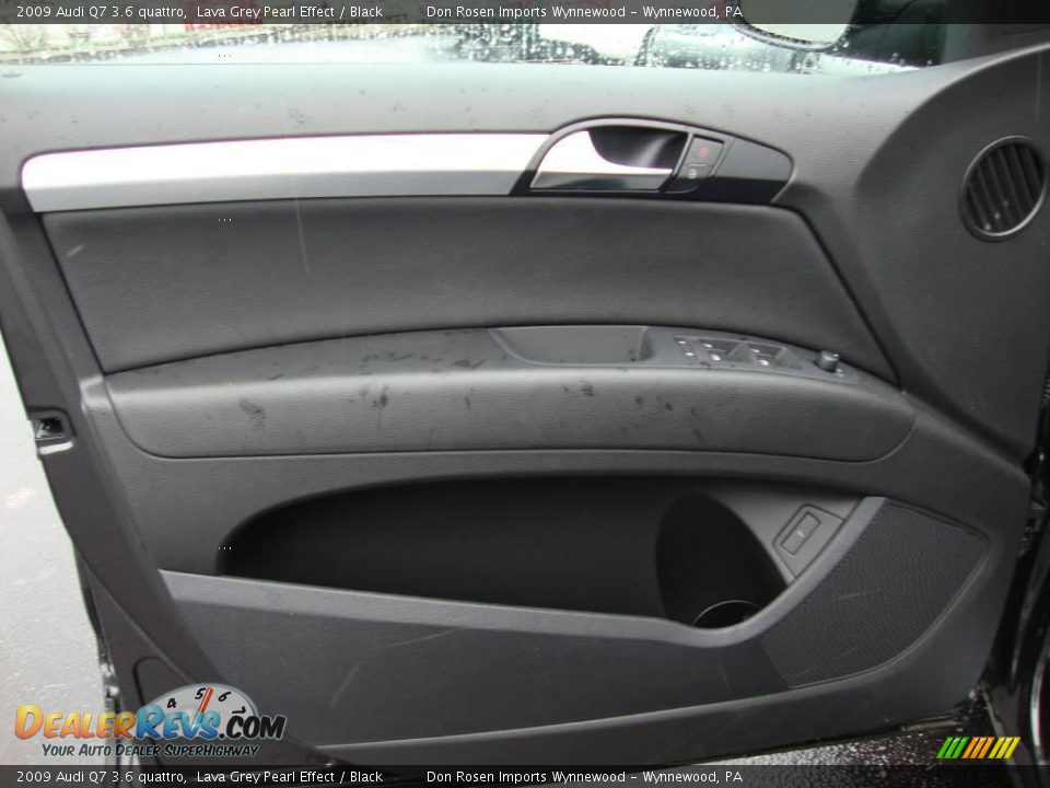 2009 Audi Q7 3.6 quattro Lava Grey Pearl Effect / Black Photo #13