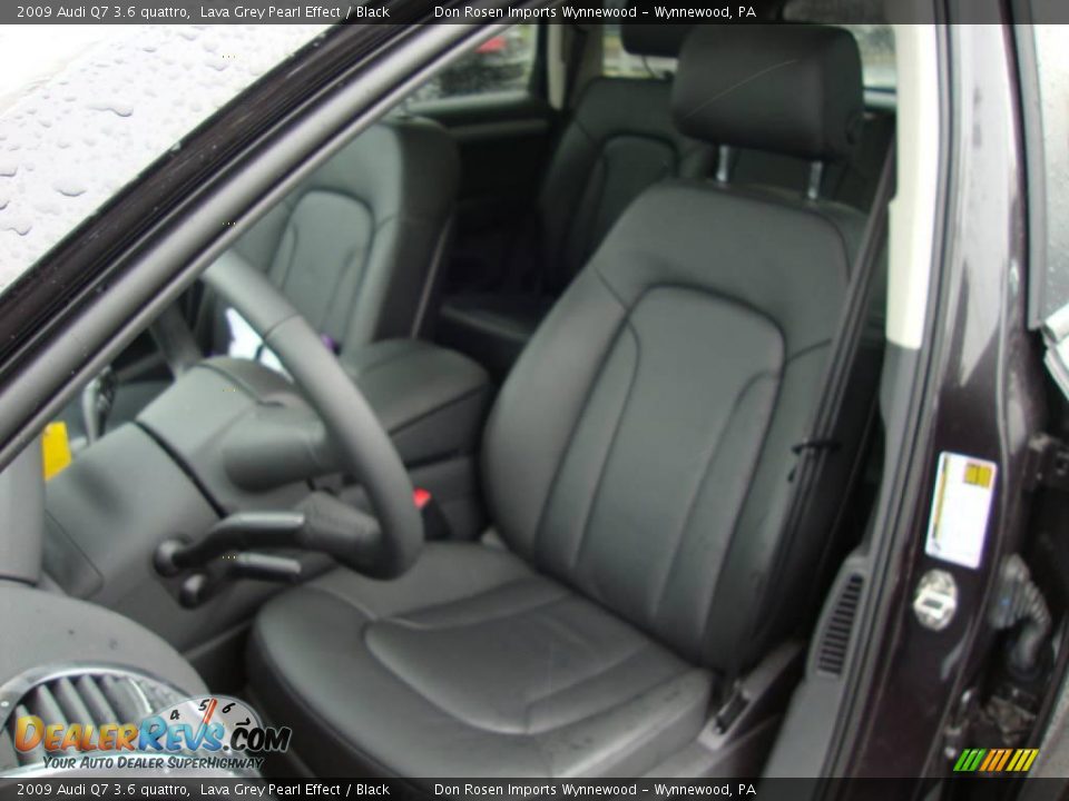 2009 Audi Q7 3.6 quattro Lava Grey Pearl Effect / Black Photo #16
