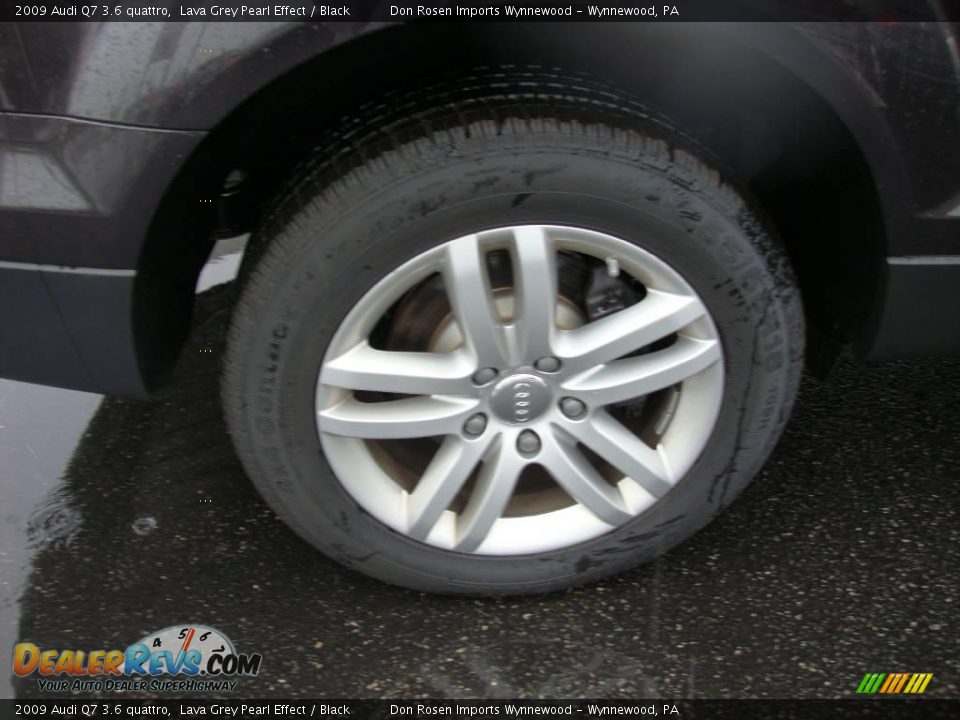 2009 Audi Q7 3.6 quattro Lava Grey Pearl Effect / Black Photo #25