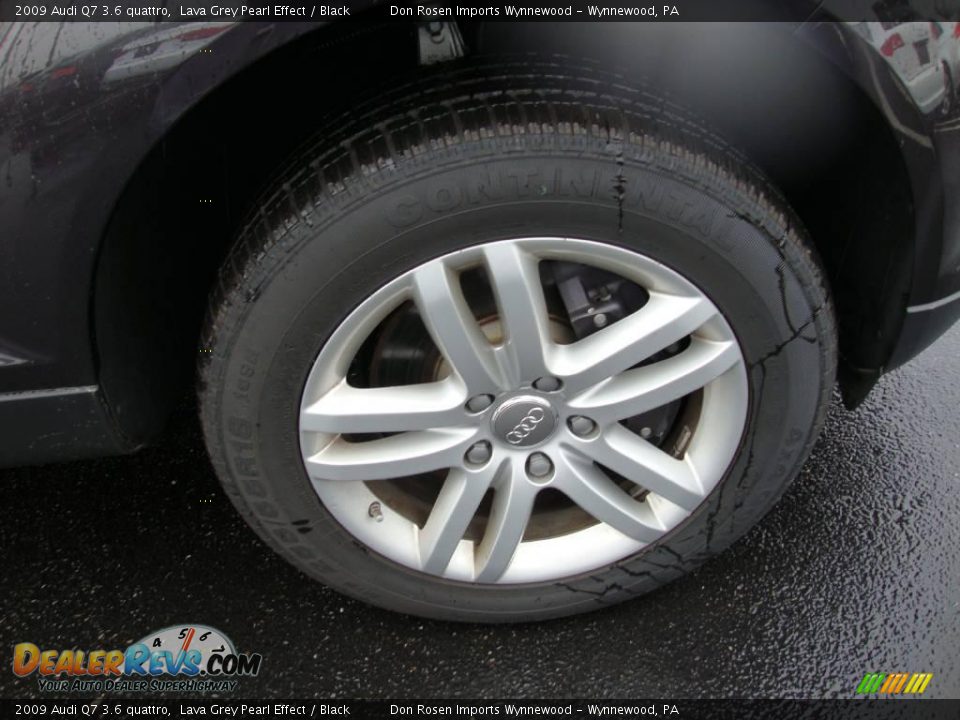 2009 Audi Q7 3.6 quattro Lava Grey Pearl Effect / Black Photo #26