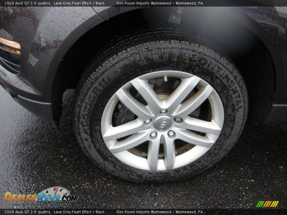 2009 Audi Q7 3.6 quattro Lava Grey Pearl Effect / Black Photo #27