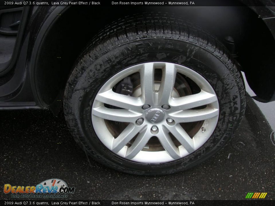 2009 Audi Q7 3.6 quattro Lava Grey Pearl Effect / Black Photo #28
