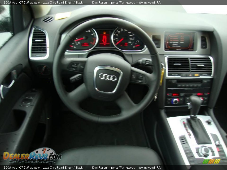 2009 Audi Q7 3.6 quattro Lava Grey Pearl Effect / Black Photo #30