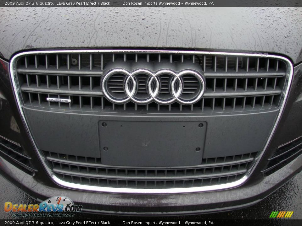 2009 Audi Q7 3.6 quattro Lava Grey Pearl Effect / Black Photo #34