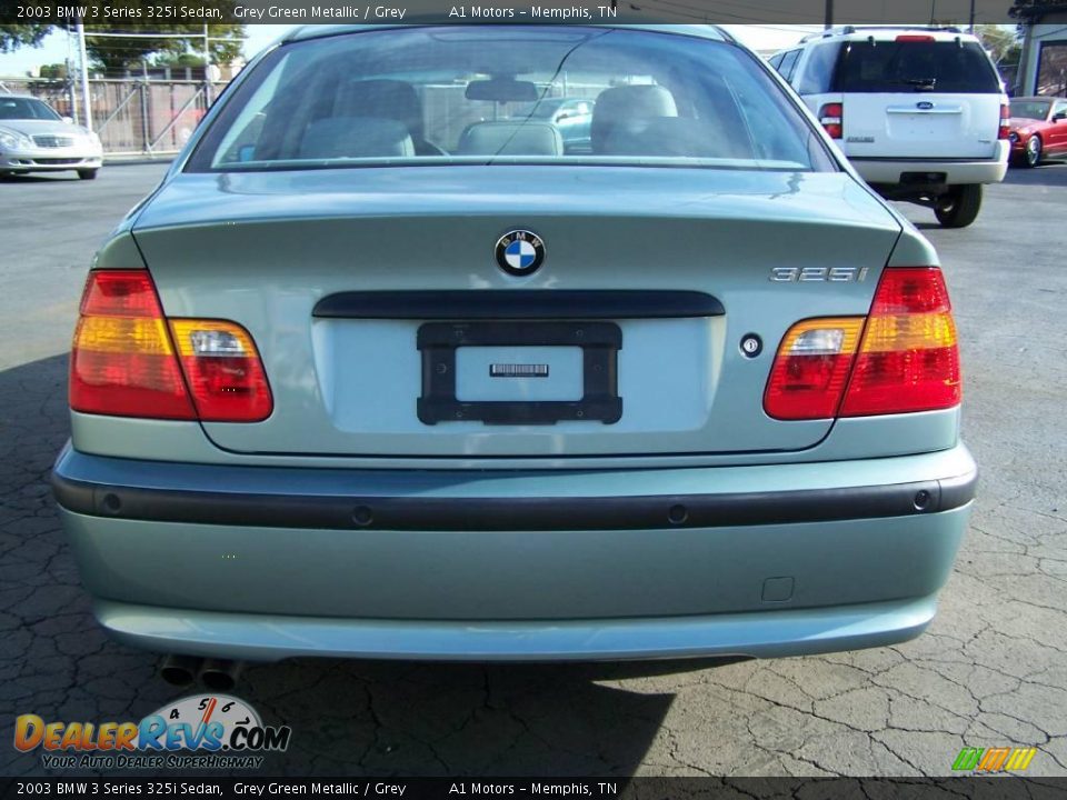 2003 BMW 3 Series 325i Sedan Grey Green Metallic / Grey Photo #4