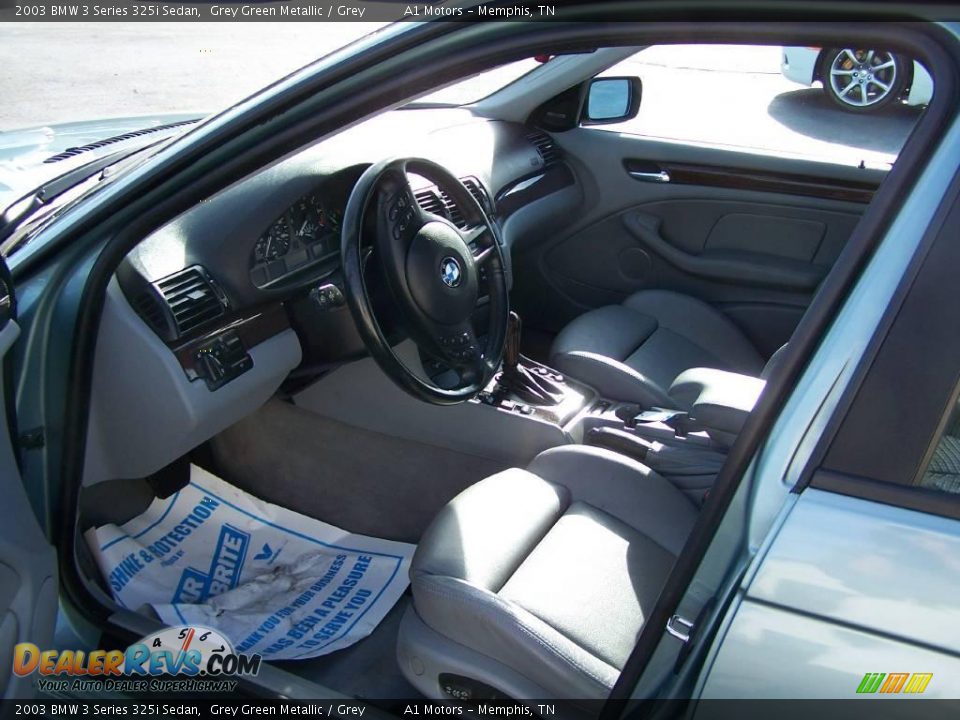 2003 BMW 3 Series 325i Sedan Grey Green Metallic / Grey Photo #5