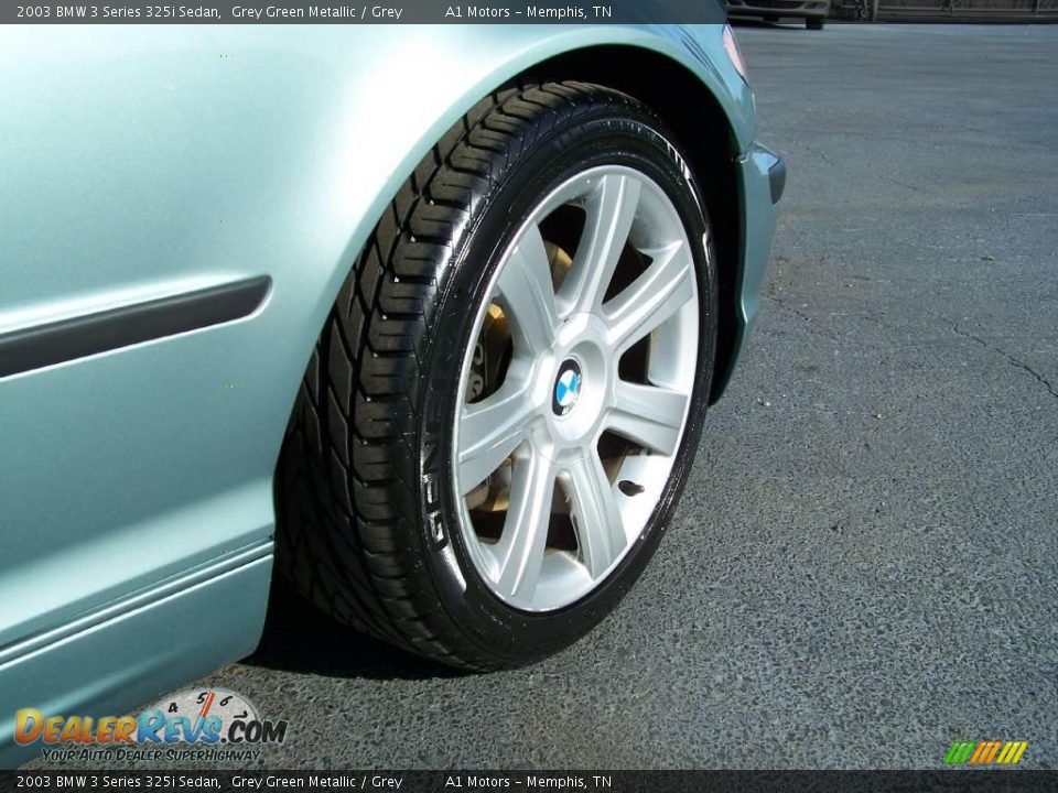 2003 BMW 3 Series 325i Sedan Grey Green Metallic / Grey Photo #8