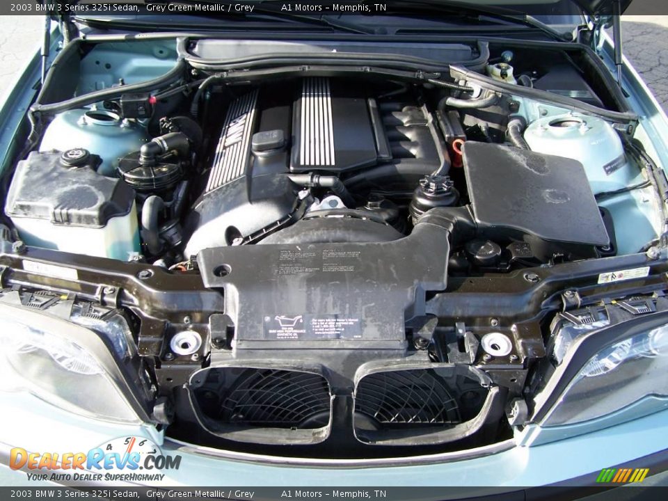 2003 BMW 3 Series 325i Sedan Grey Green Metallic / Grey Photo #9