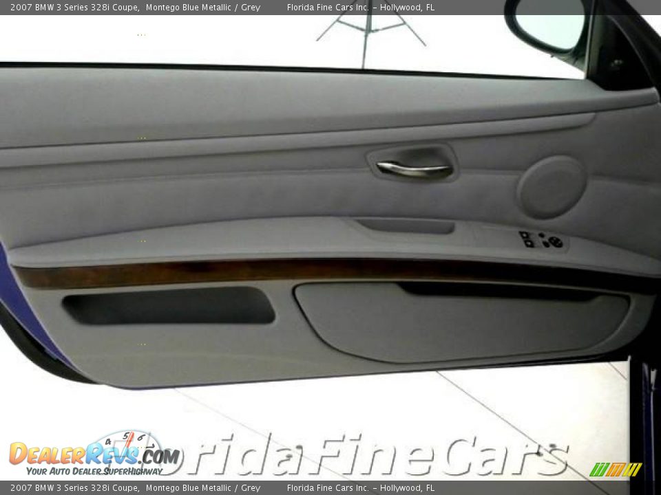 2007 BMW 3 Series 328i Coupe Montego Blue Metallic / Grey Photo #11