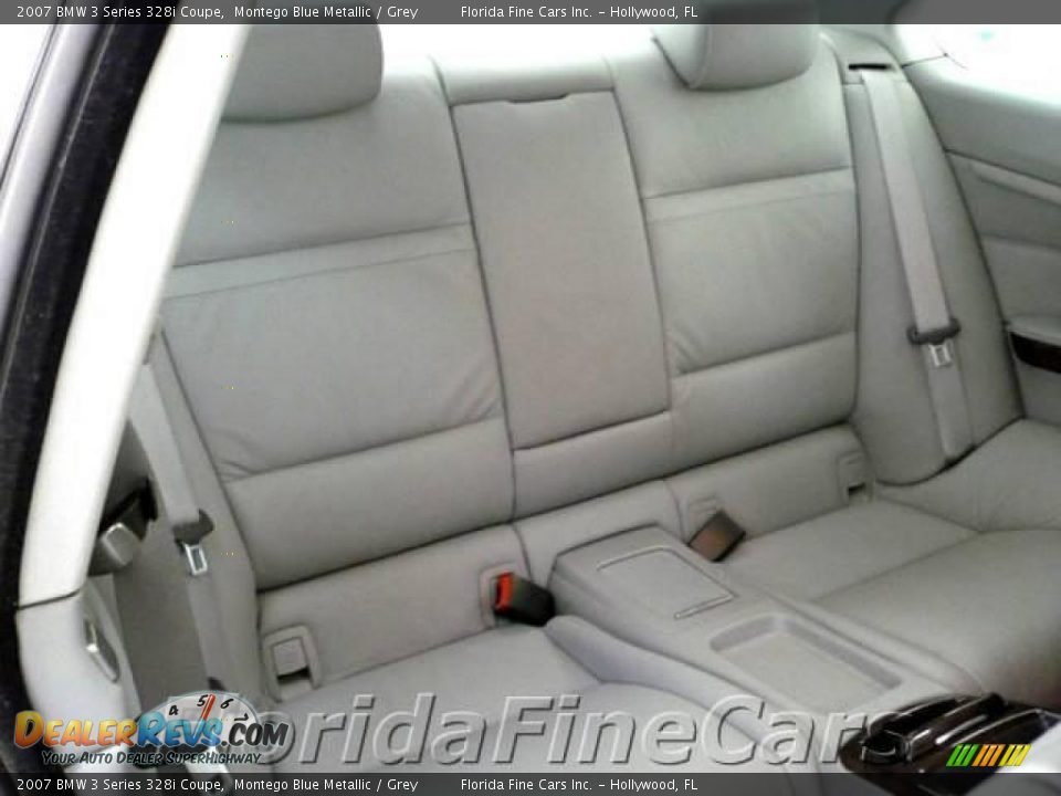 2007 BMW 3 Series 328i Coupe Montego Blue Metallic / Grey Photo #14