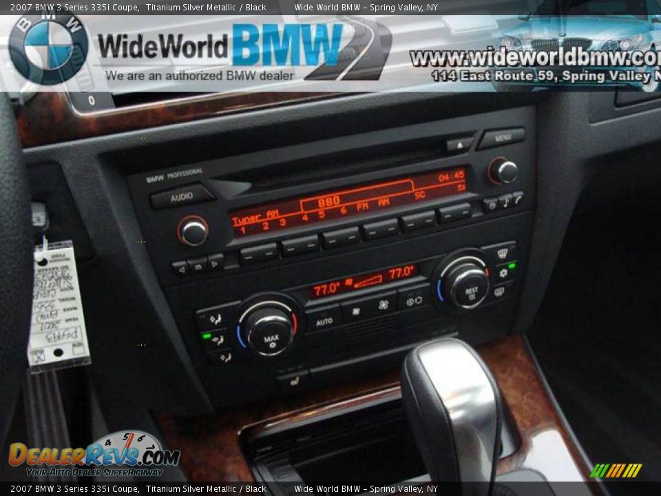 2007 BMW 3 Series 335i Coupe Titanium Silver Metallic / Black Photo #14