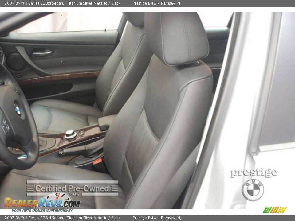 2007 BMW 3 Series 328xi Sedan Titanium Silver Metallic / Black Photo #5