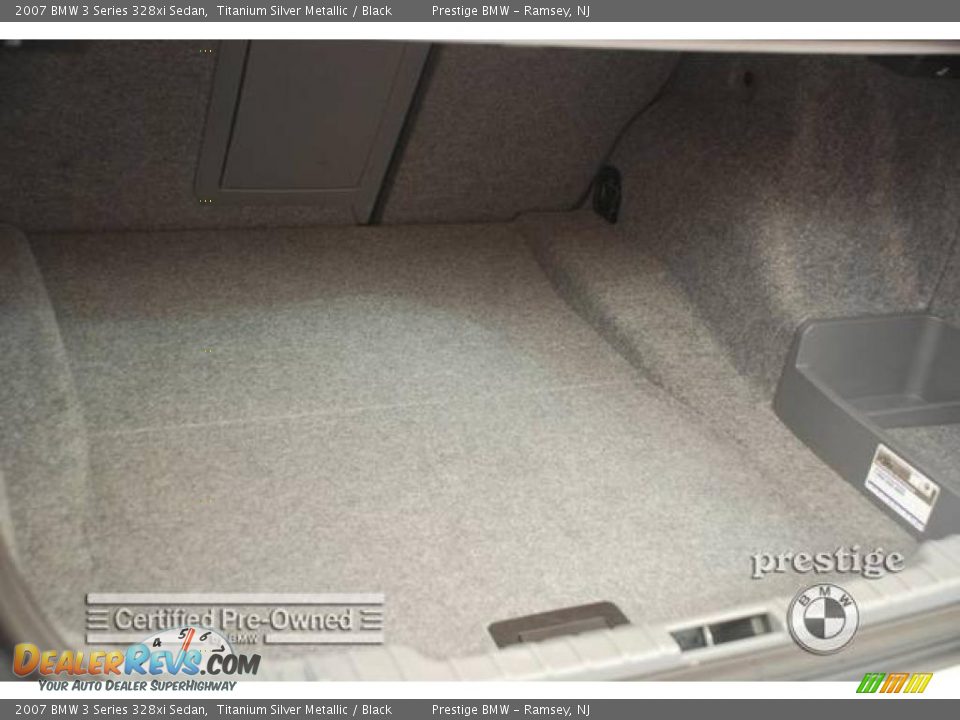 2007 BMW 3 Series 328xi Sedan Titanium Silver Metallic / Black Photo #8