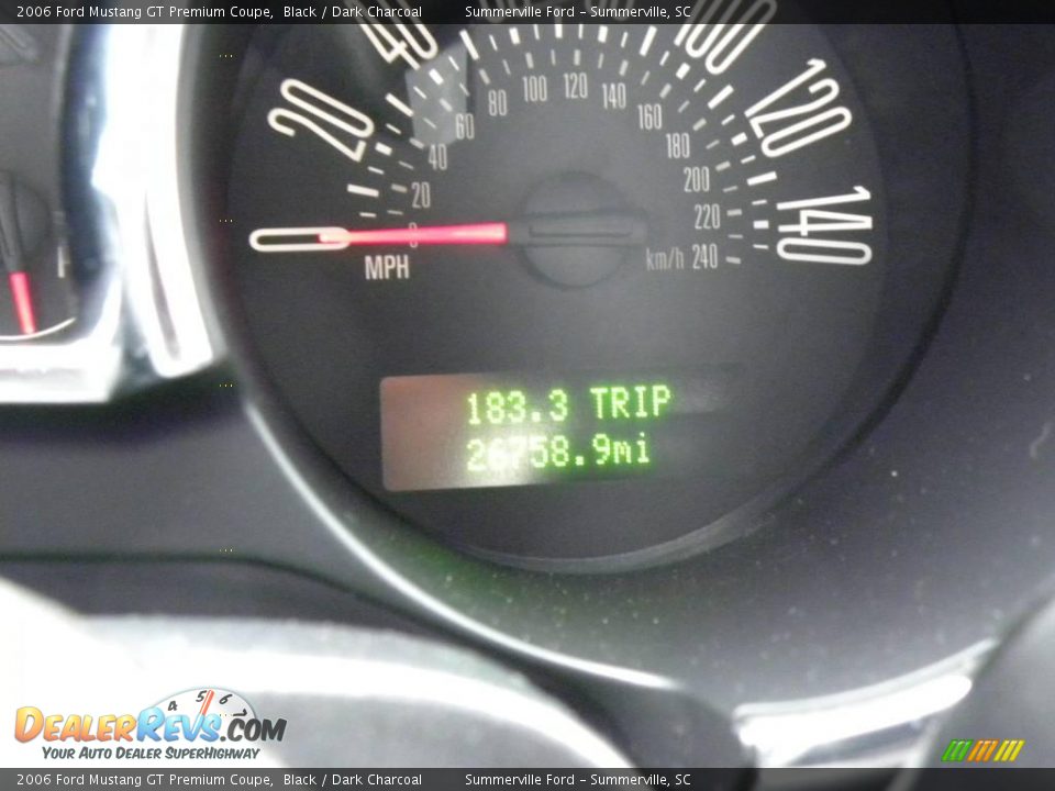 2006 Ford Mustang GT Premium Coupe Black / Dark Charcoal Photo #19