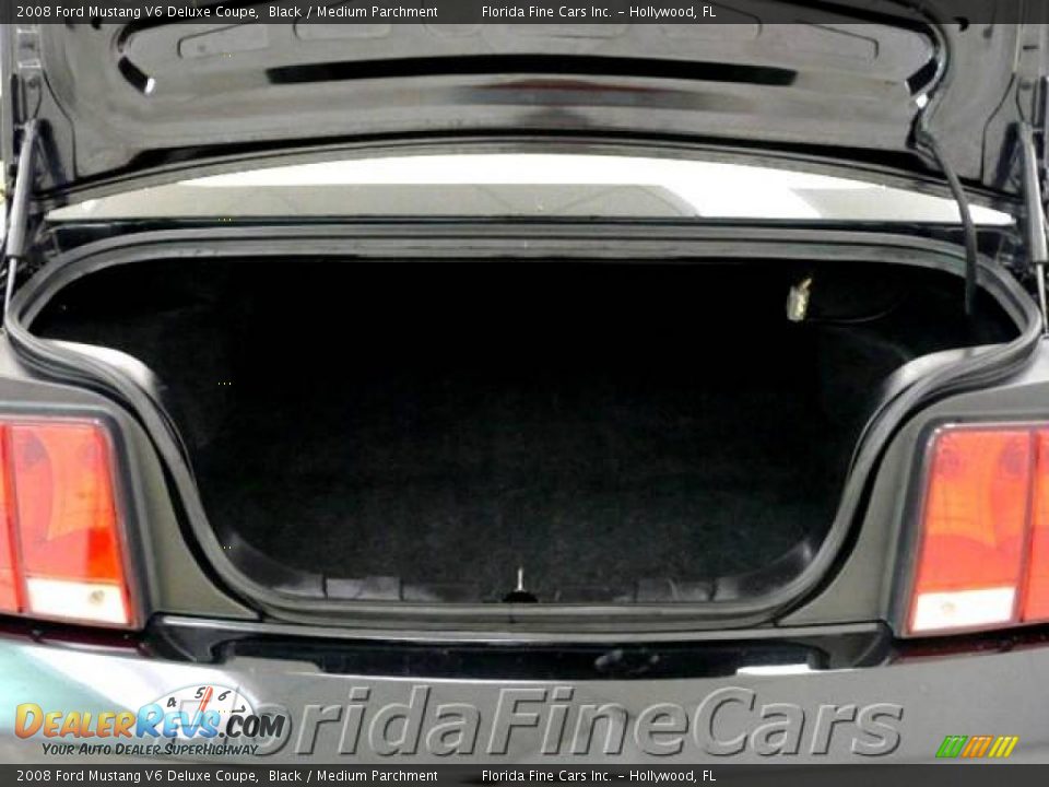 2008 Ford Mustang V6 Deluxe Coupe Black / Medium Parchment Photo #10
