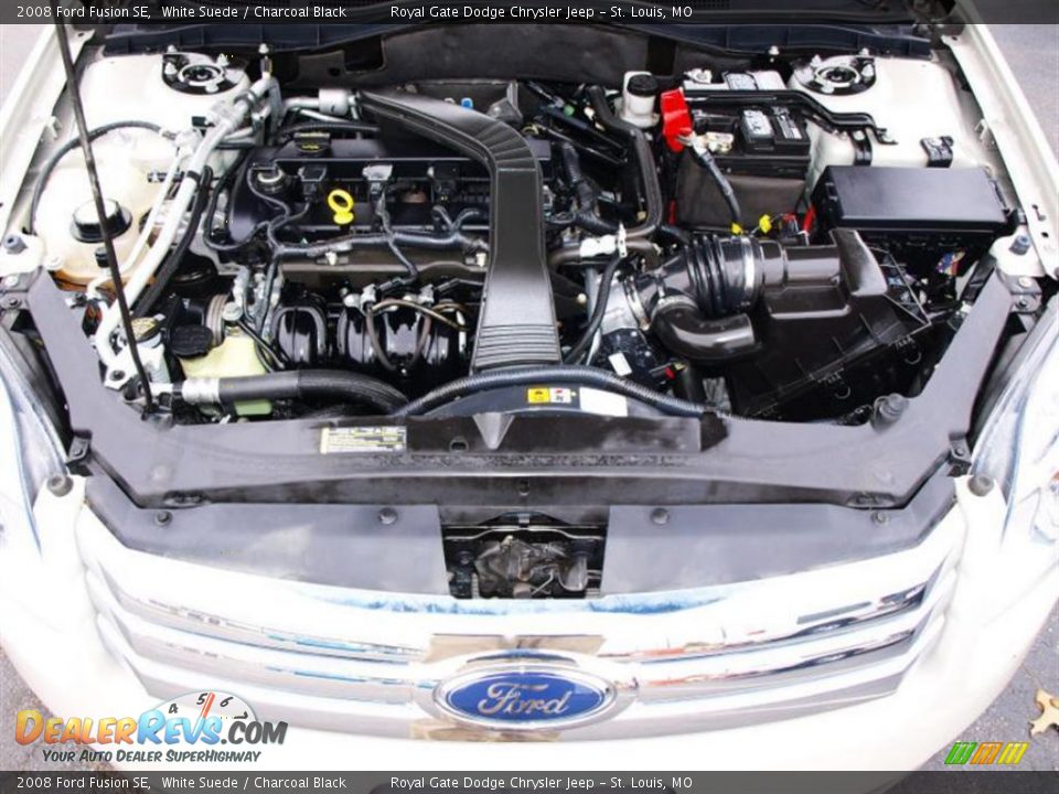 2008 Ford Fusion SE White Suede / Charcoal Black Photo #7