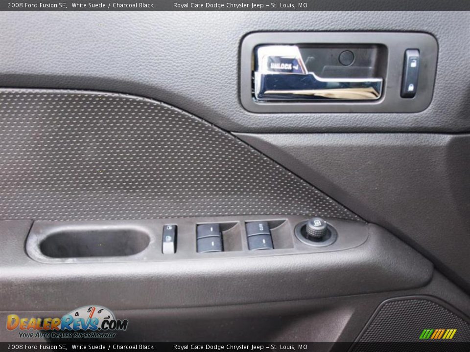 2008 Ford Fusion SE White Suede / Charcoal Black Photo #15