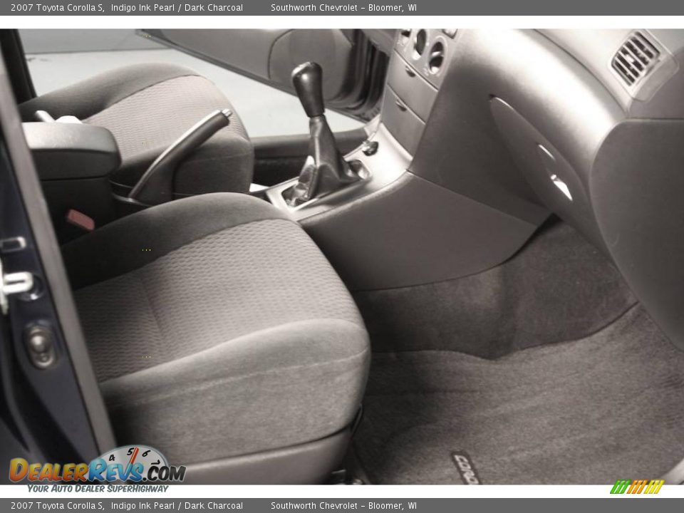 2007 Toyota Corolla S Indigo Ink Pearl / Dark Charcoal Photo #4