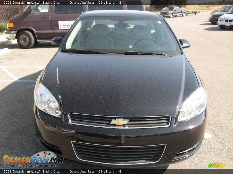 2008 Chevrolet Impala LS Black / Gray Photo #3
