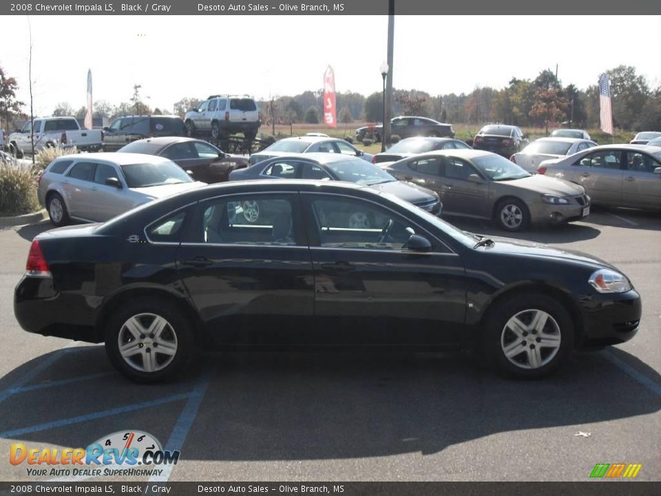2008 Chevrolet Impala LS Black / Gray Photo #5