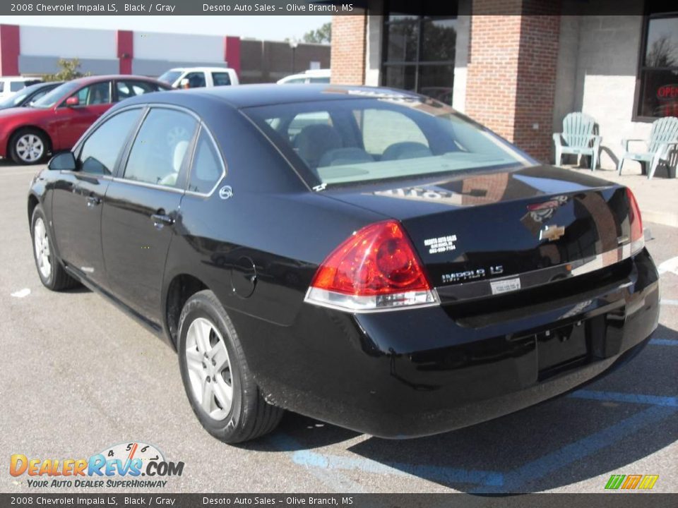 2008 Chevrolet Impala LS Black / Gray Photo #8