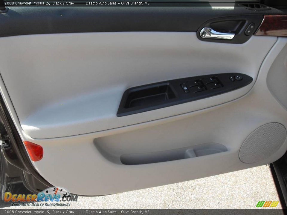 2008 Chevrolet Impala LS Black / Gray Photo #10