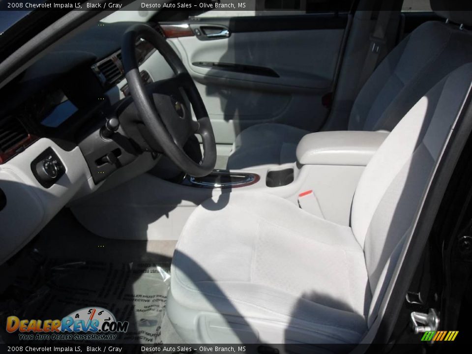 2008 Chevrolet Impala LS Black / Gray Photo #11