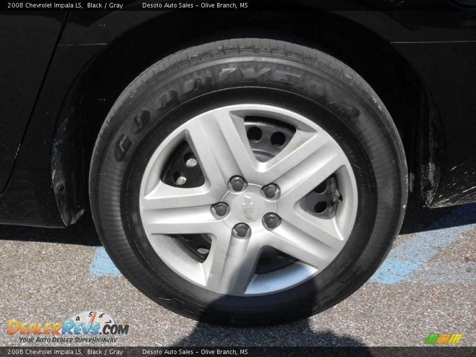 2008 Chevrolet Impala LS Black / Gray Photo #14