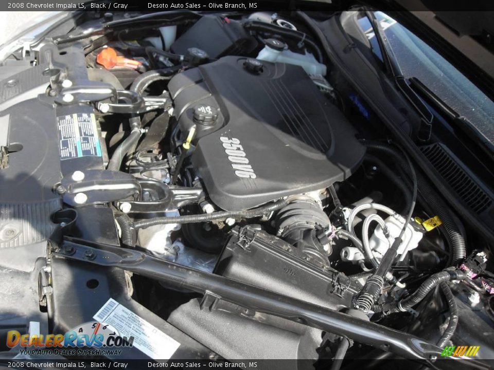2008 Chevrolet Impala LS Black / Gray Photo #17