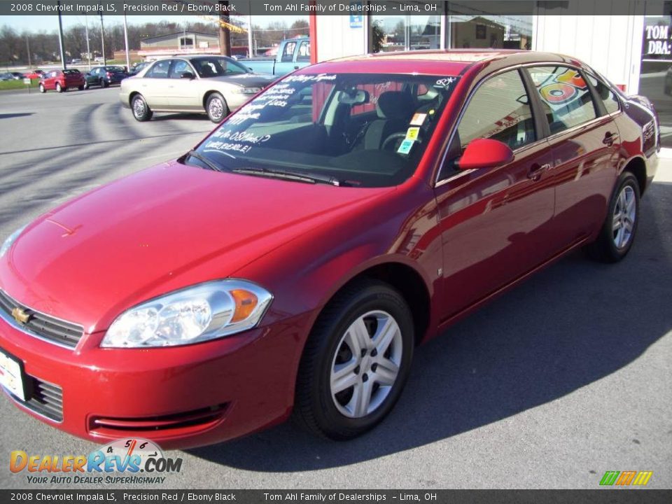 2008 Chevrolet Impala LS Precision Red / Ebony Black Photo #2