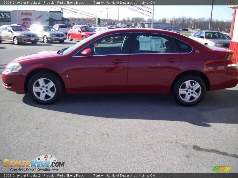 2008 Chevrolet Impala LS Precision Red / Ebony Black Photo #3