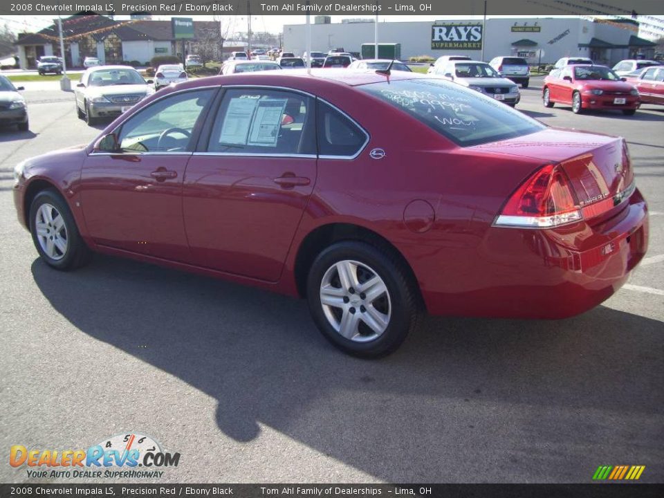 2008 Chevrolet Impala LS Precision Red / Ebony Black Photo #4
