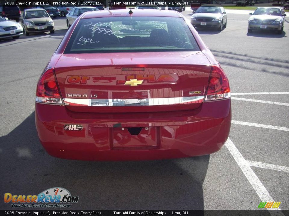 2008 Chevrolet Impala LS Precision Red / Ebony Black Photo #5