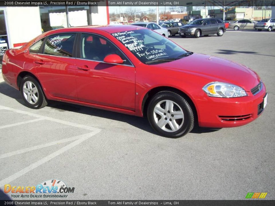 2008 Chevrolet Impala LS Precision Red / Ebony Black Photo #8