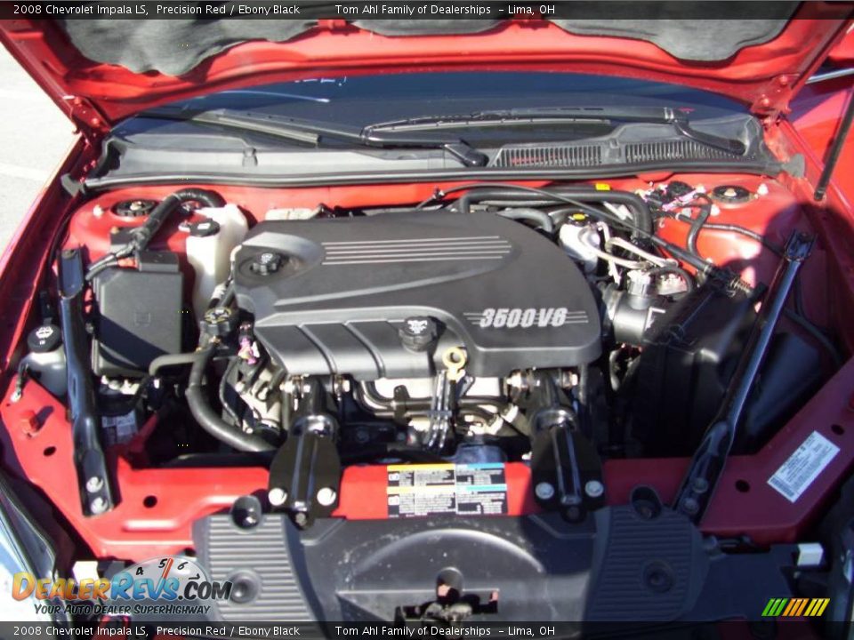 2008 Chevrolet Impala LS Precision Red / Ebony Black Photo #9