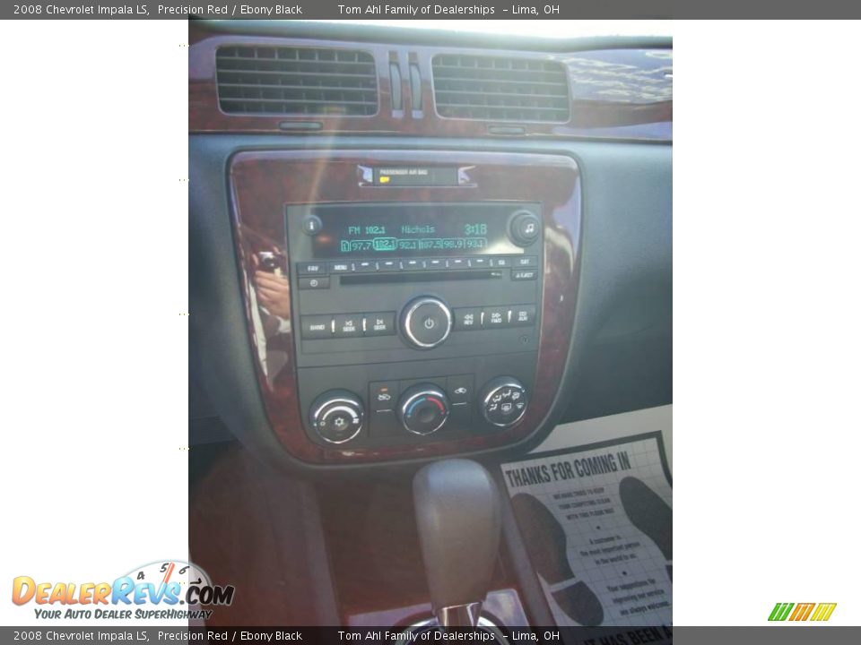 2008 Chevrolet Impala LS Precision Red / Ebony Black Photo #13