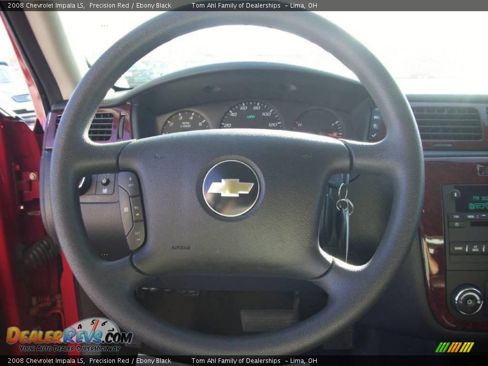 2008 Chevrolet Impala LS Precision Red / Ebony Black Photo #16