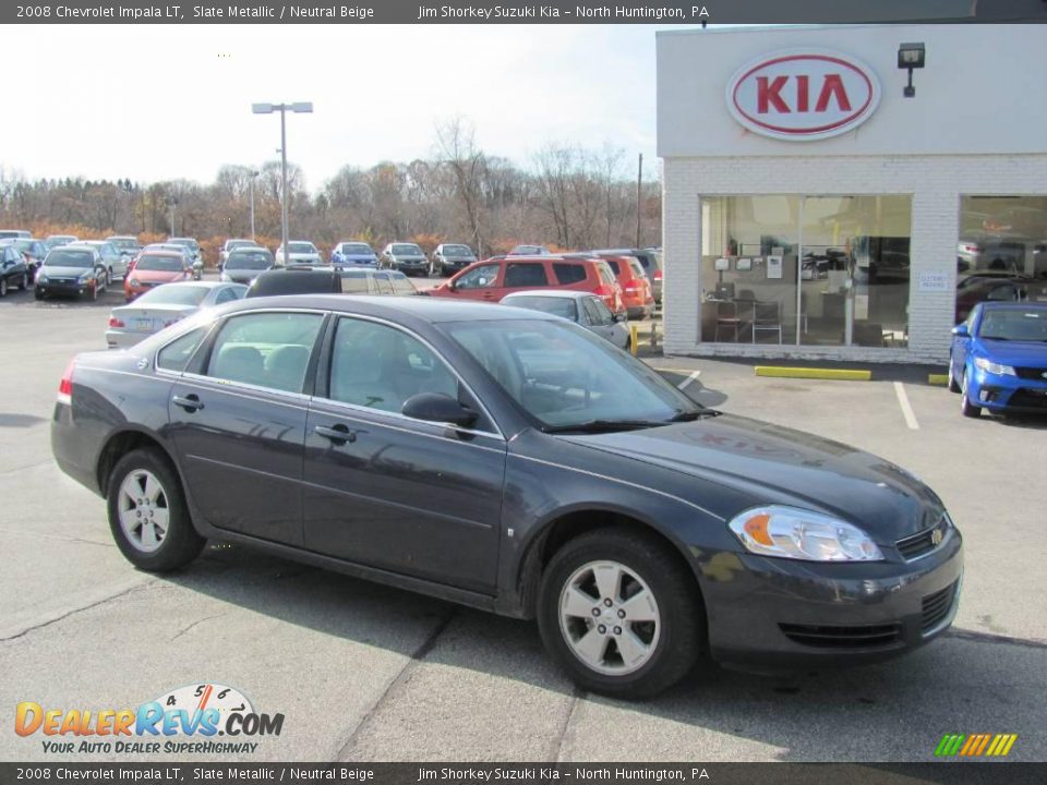 2008 Chevrolet Impala LT Slate Metallic / Neutral Beige Photo #1