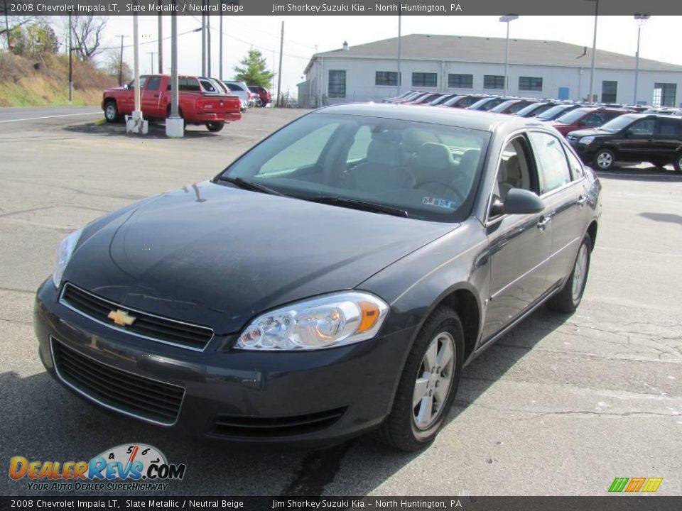2008 Chevrolet Impala LT Slate Metallic / Neutral Beige Photo #3