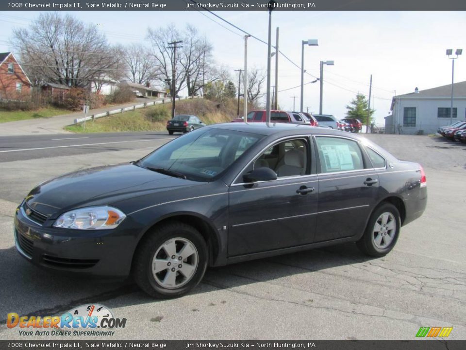 2008 Chevrolet Impala LT Slate Metallic / Neutral Beige Photo #4