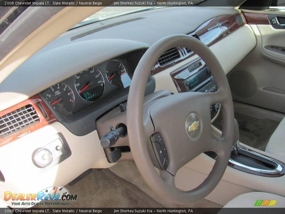 2008 Chevrolet Impala LT Slate Metallic / Neutral Beige Photo #7