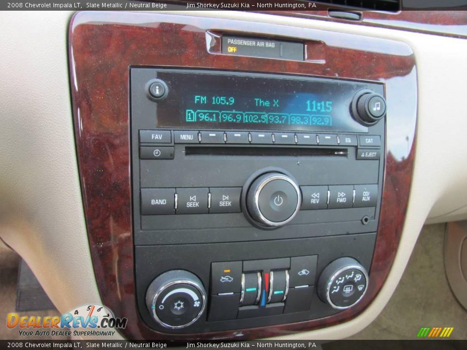 2008 Chevrolet Impala LT Slate Metallic / Neutral Beige Photo #10