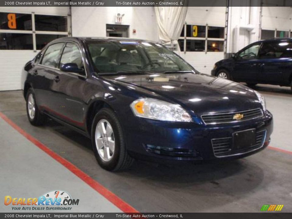 2008 Chevrolet Impala LT Imperial Blue Metallic / Gray Photo #2